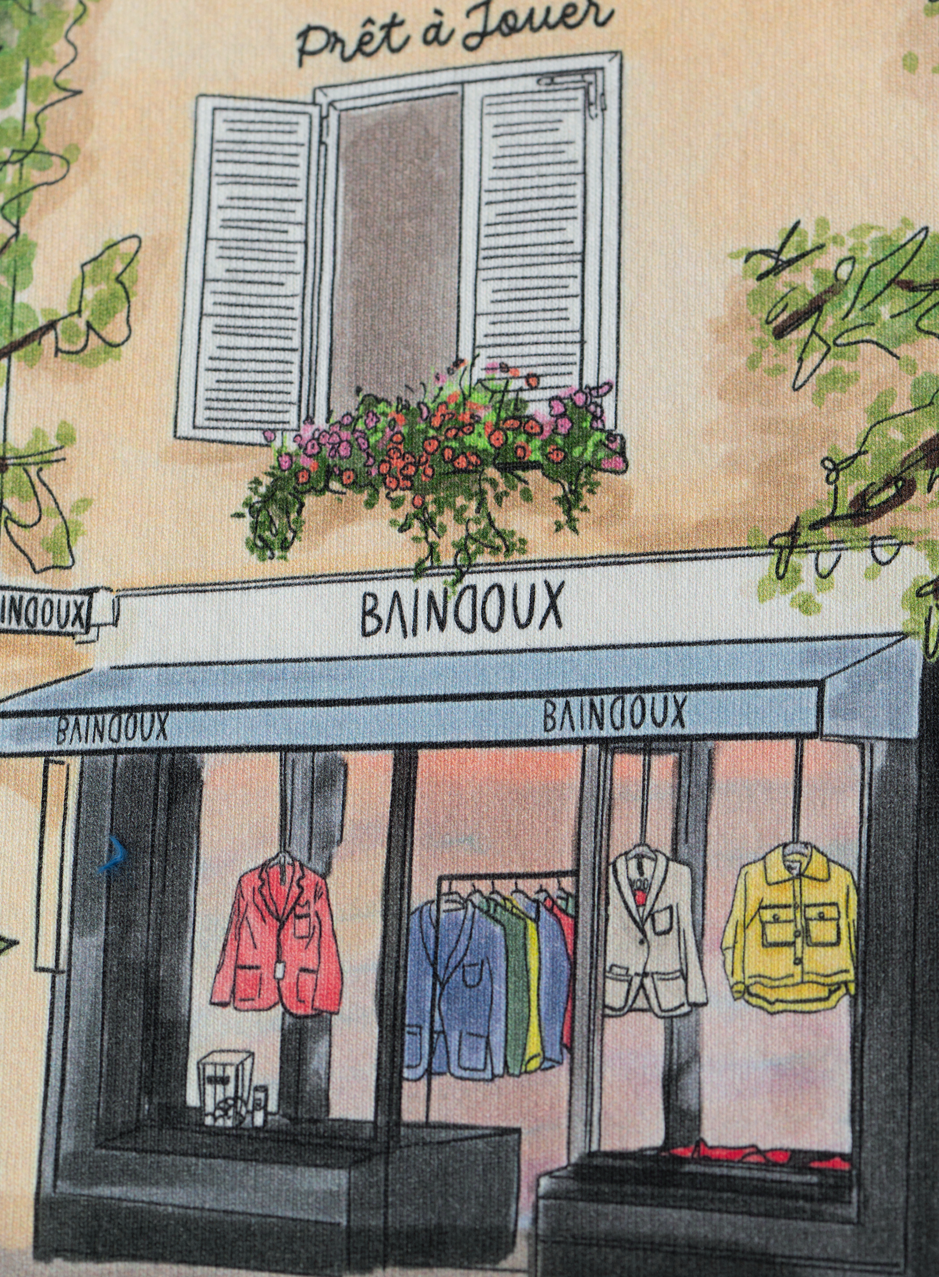 Saint Tropez t-shirt van katoen | FULL_WIDTH | Wit