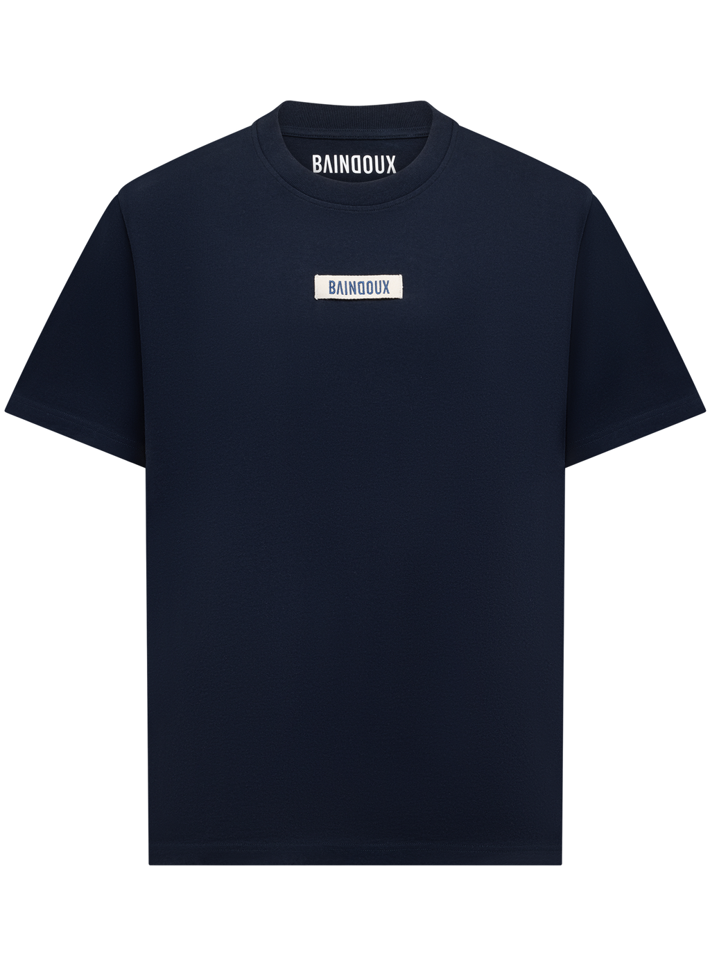 Caviar t-shirt van katoen | BLUE NAVY