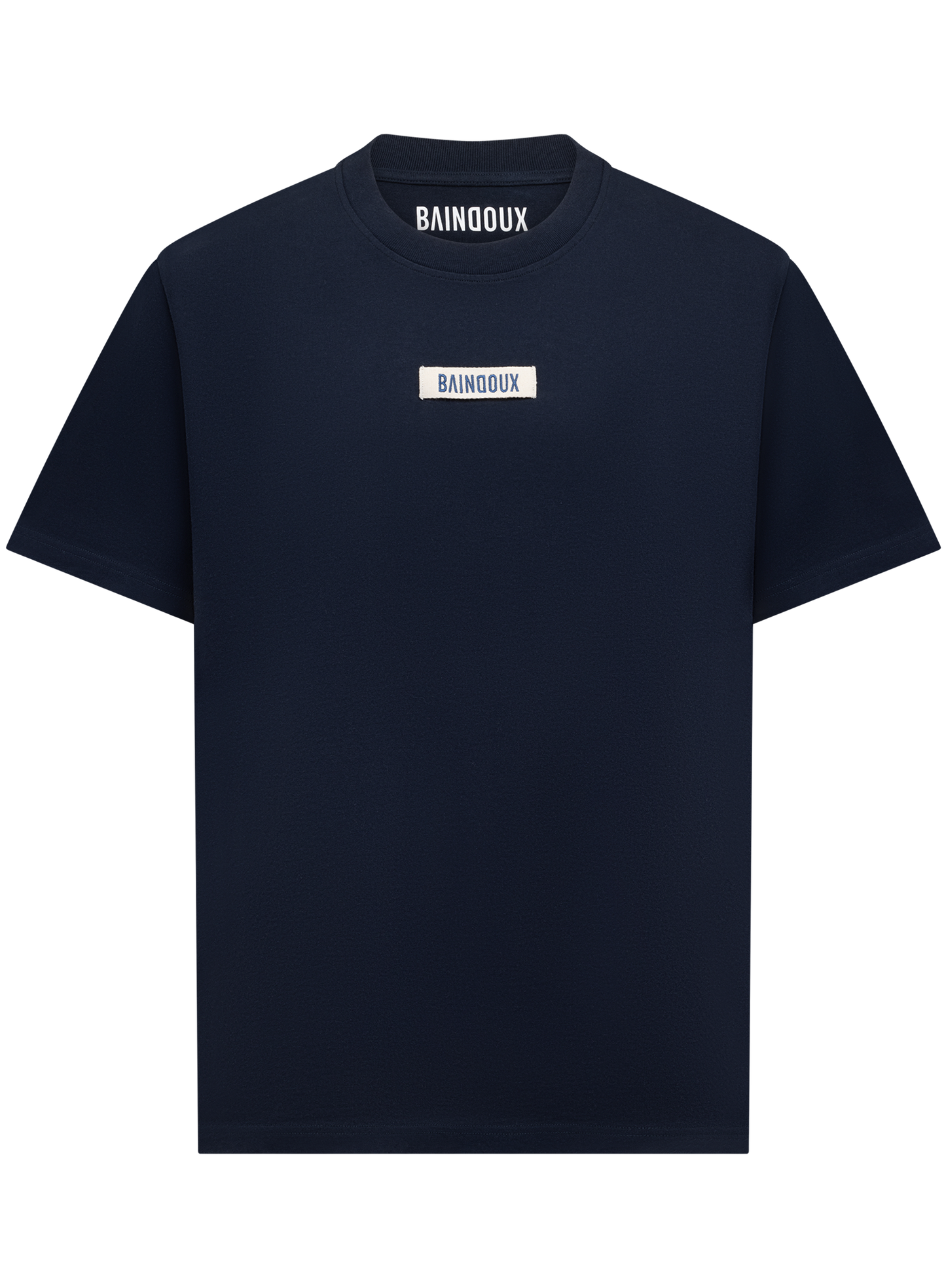 Caviar t-shirt van katoen | BLUE NAVY