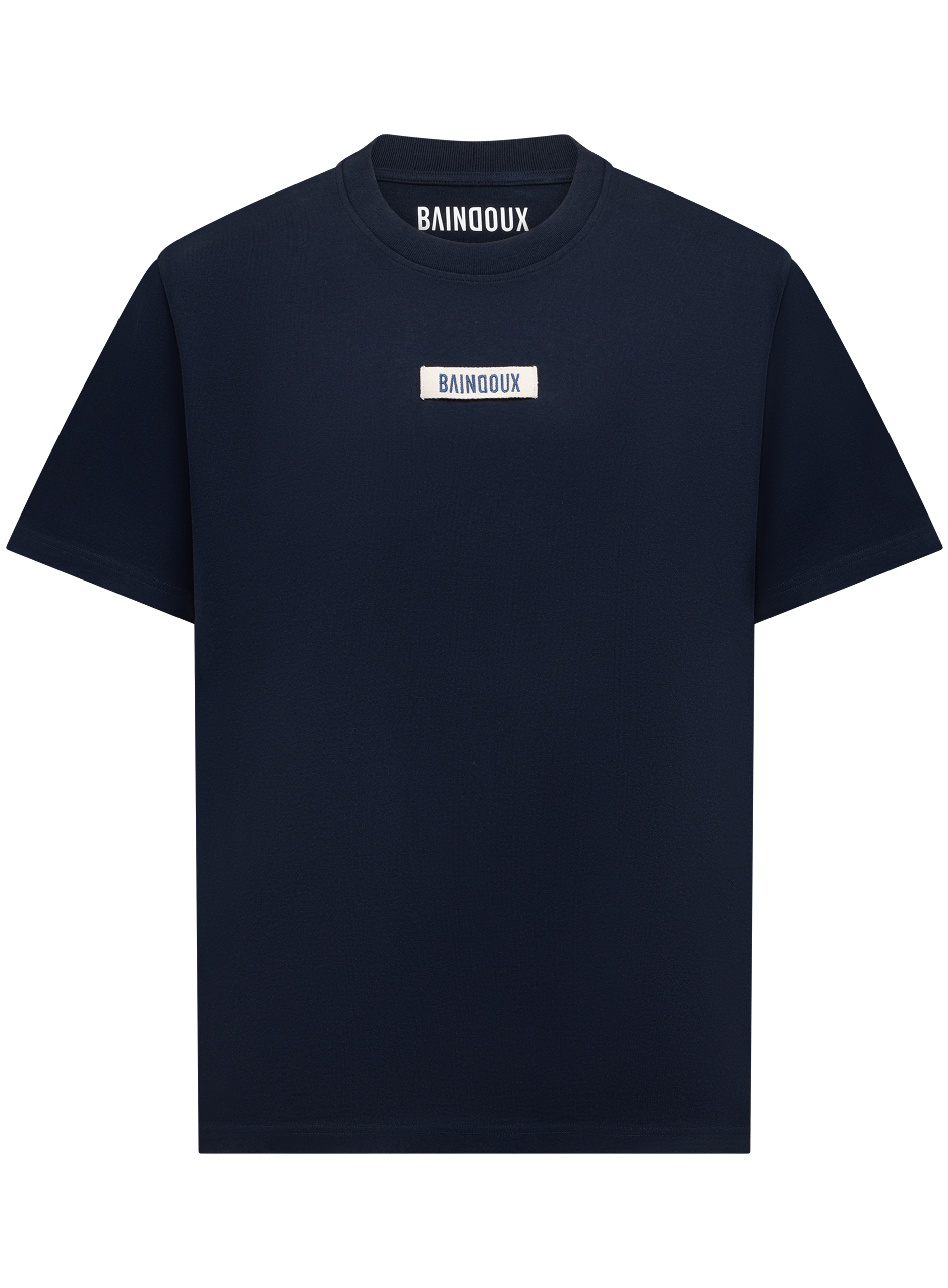 Caviar t-shirt van katoen | BLUE NAVY