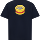Caviar t-shirt van katoen | BLUE NAVY
