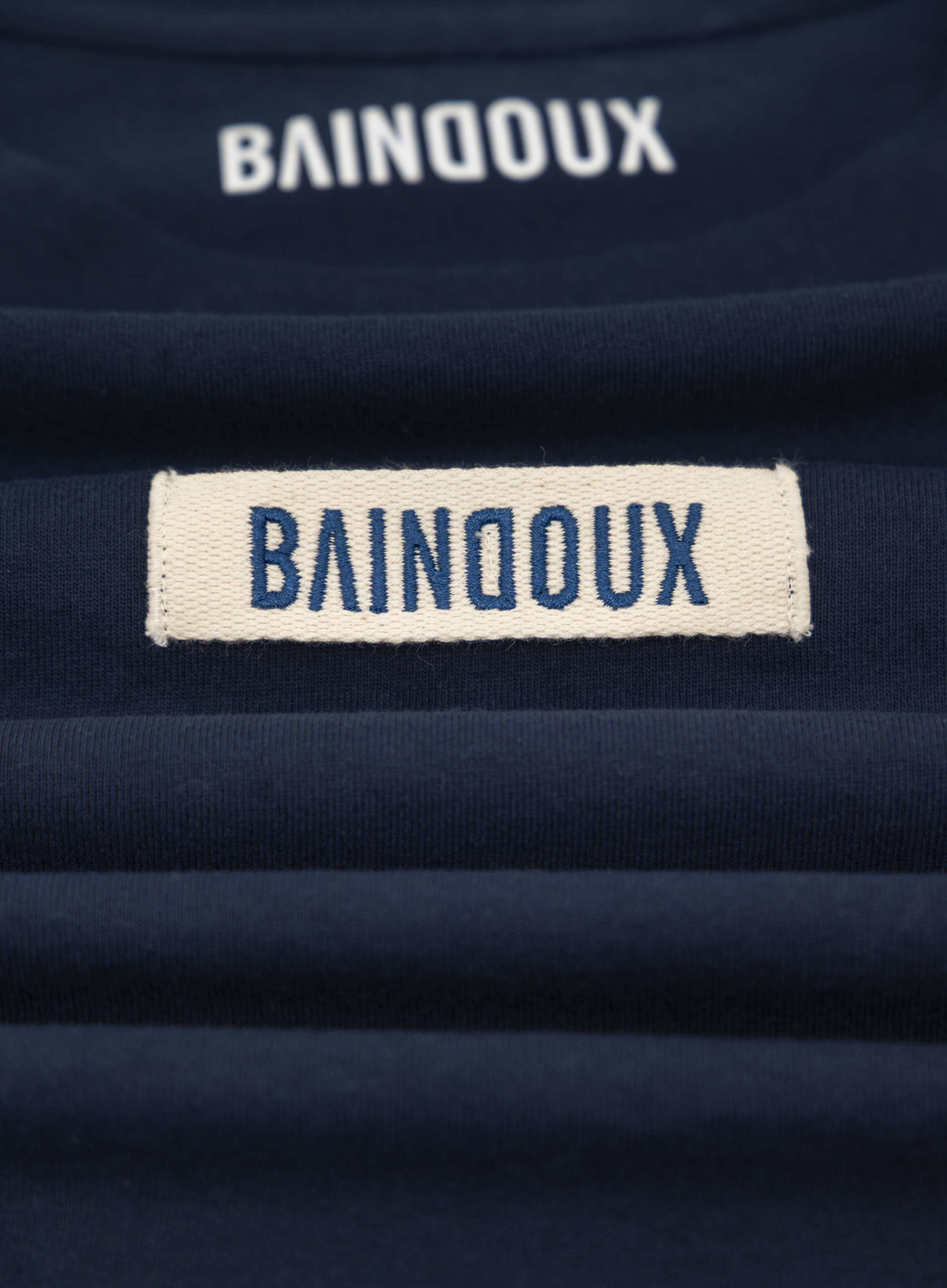 Caviar t-shirt van katoen | FULL_WIDTH | BLUE NAVY