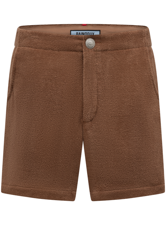 Sun city short van katoen | Bruin