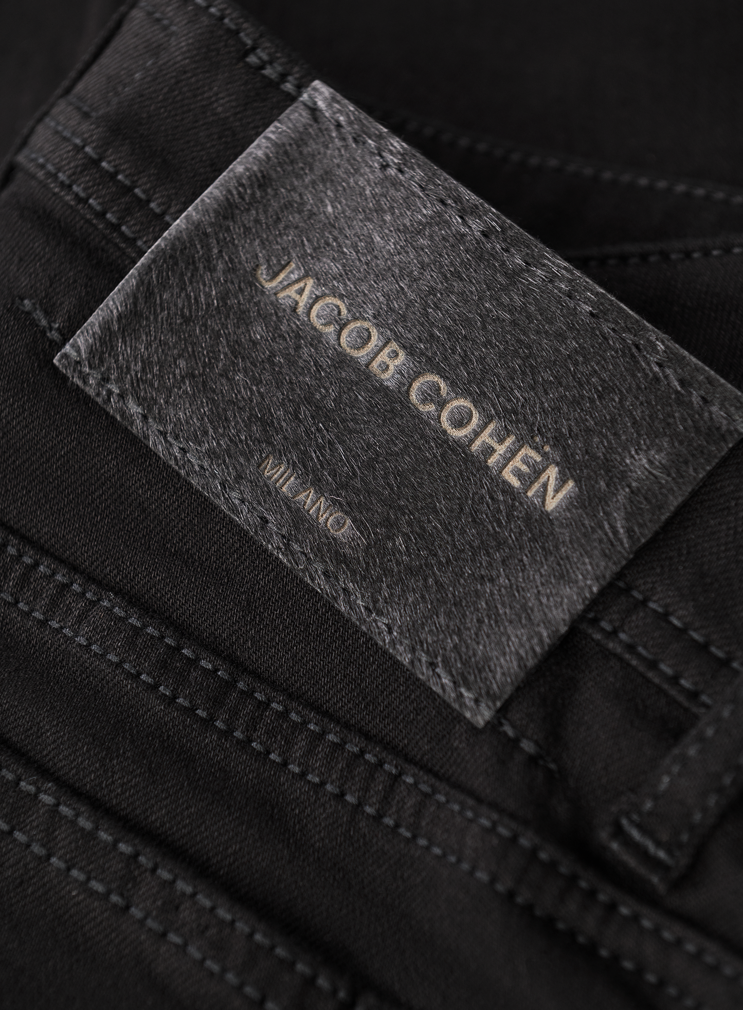 Bard jeans van katoen | Zwart