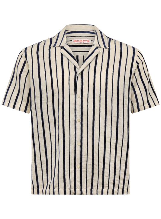 Maitan shirt van katoen | Blauw