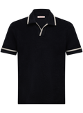 Ellery badstof polo van katoen | BLUE NAVY