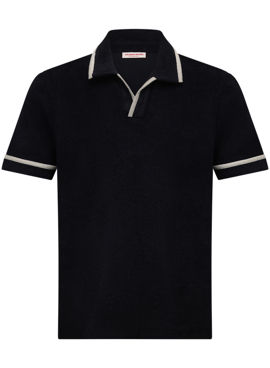 Ellery badstof polo van katoen | BLUE NAVY