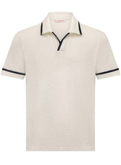 Ellery badstof polo van katoen | Wit