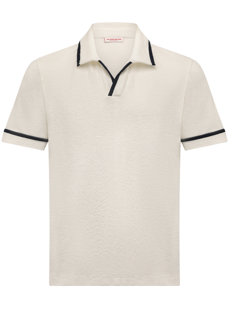 Ellery badstof polo van katoen | Wit