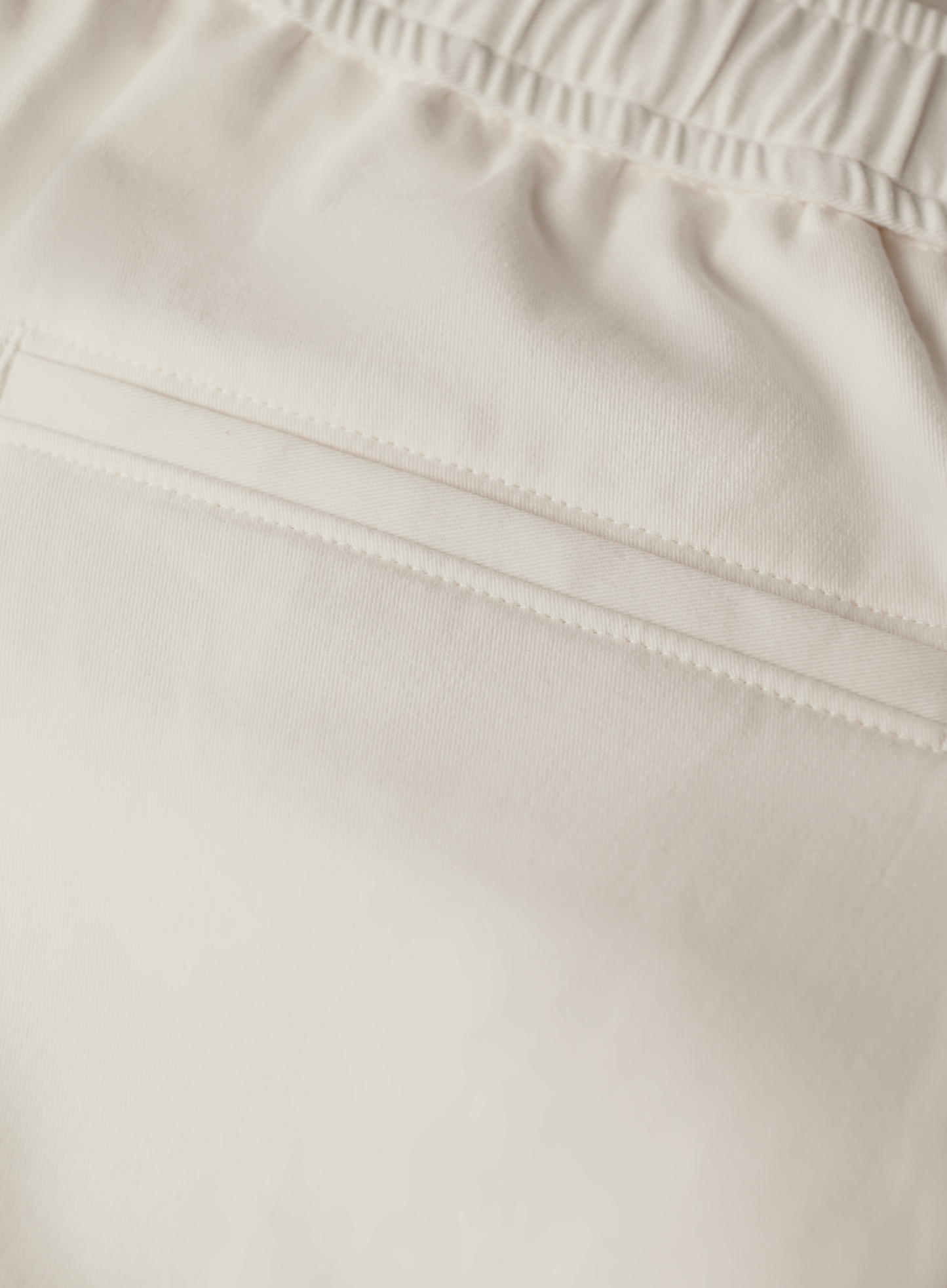 Laurent short van katoen | Wit