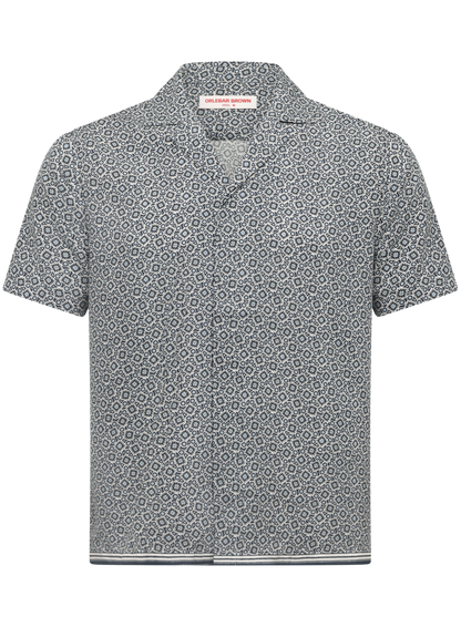 Maitan shirt van katoen | Blauw