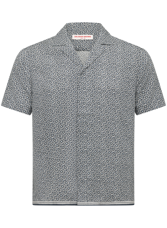 Maitan shirt van katoen | Blauw