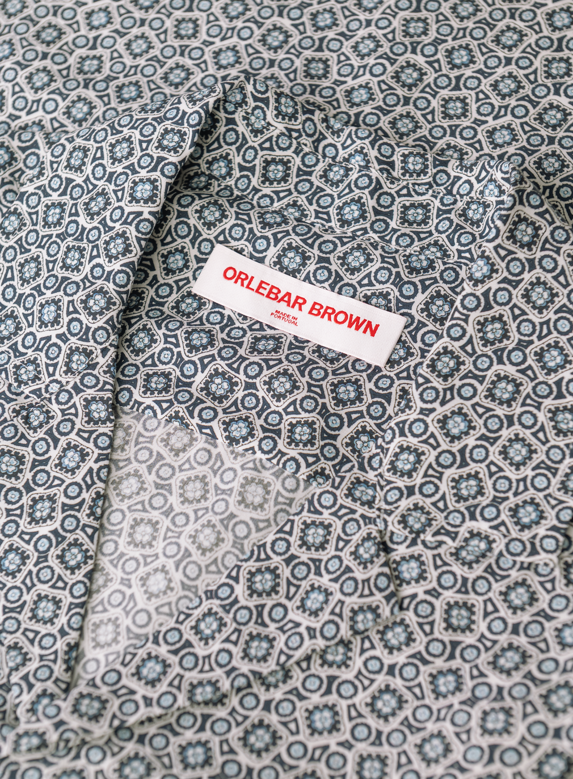 Maitan shirt van katoen | Blauw