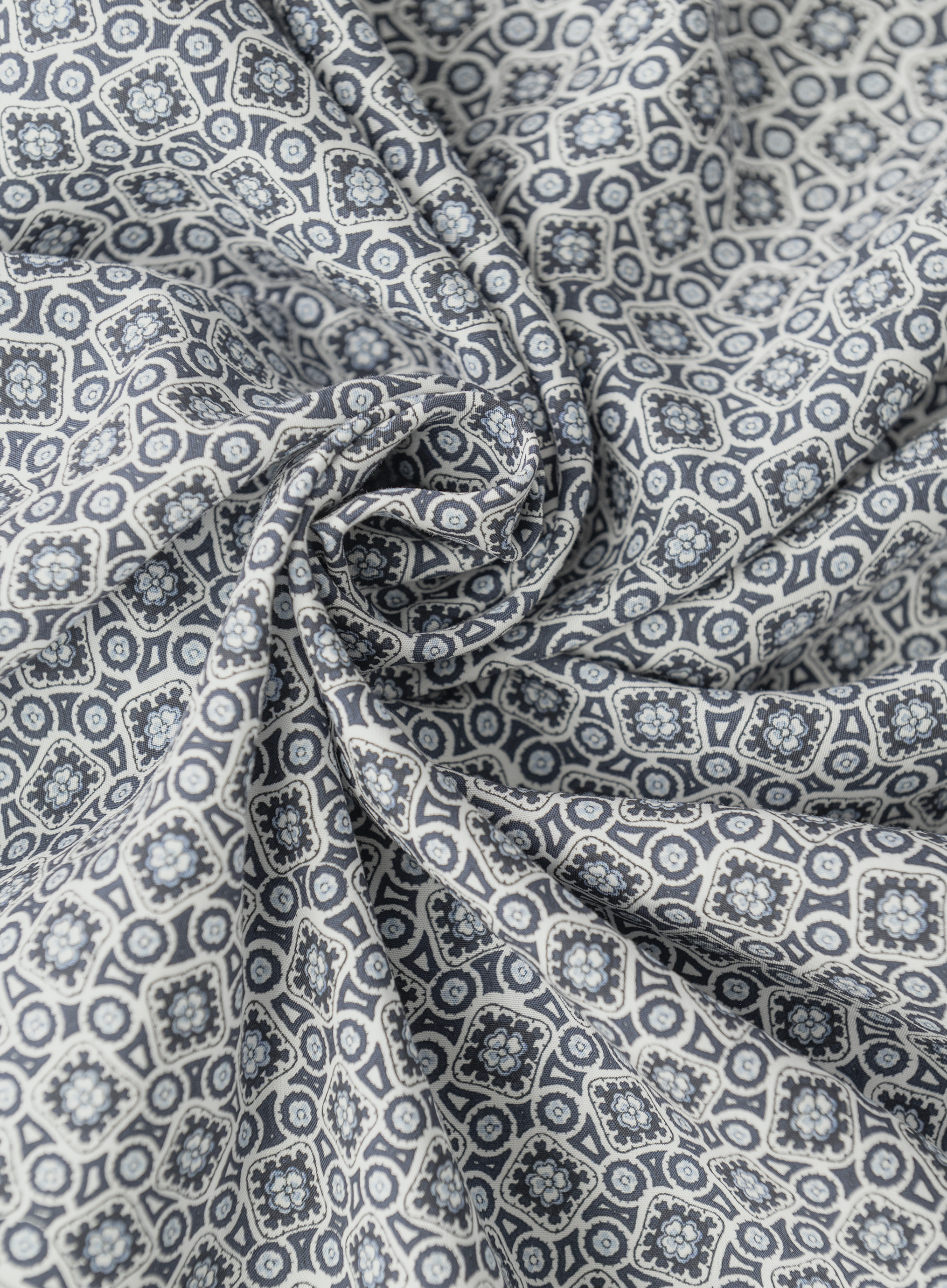 Maitan shirt van katoen | Blauw