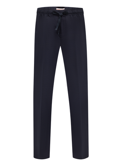 Alex broek van linnen | BLUE NAVY