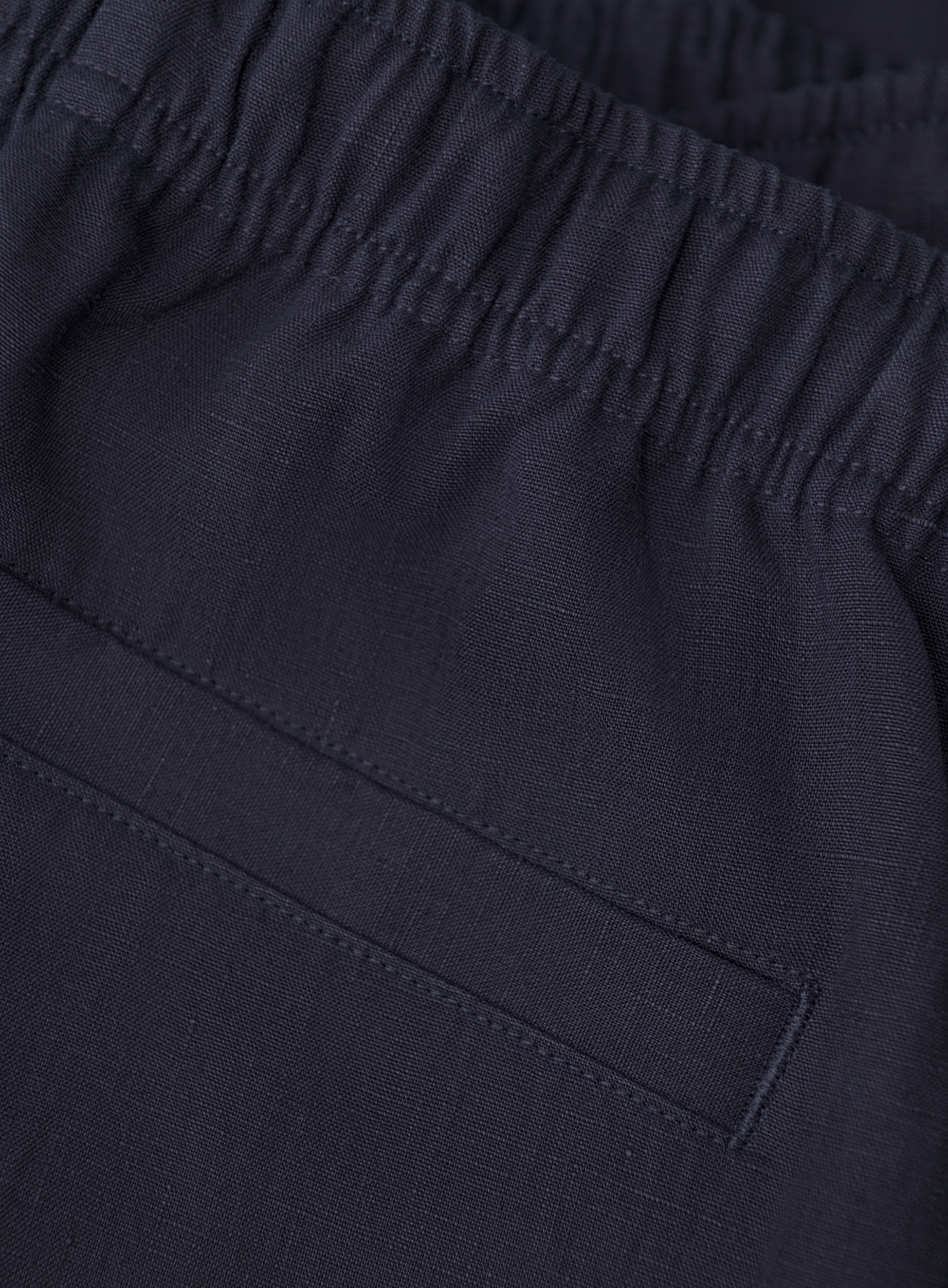 Alex broek van linnen | BLUE NAVY