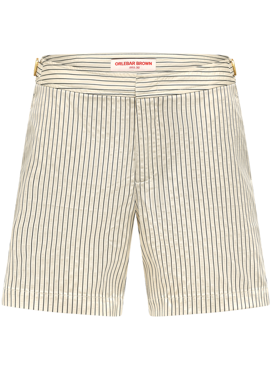 Bulldog zwembroek met zijspanners | ROOM-WIT