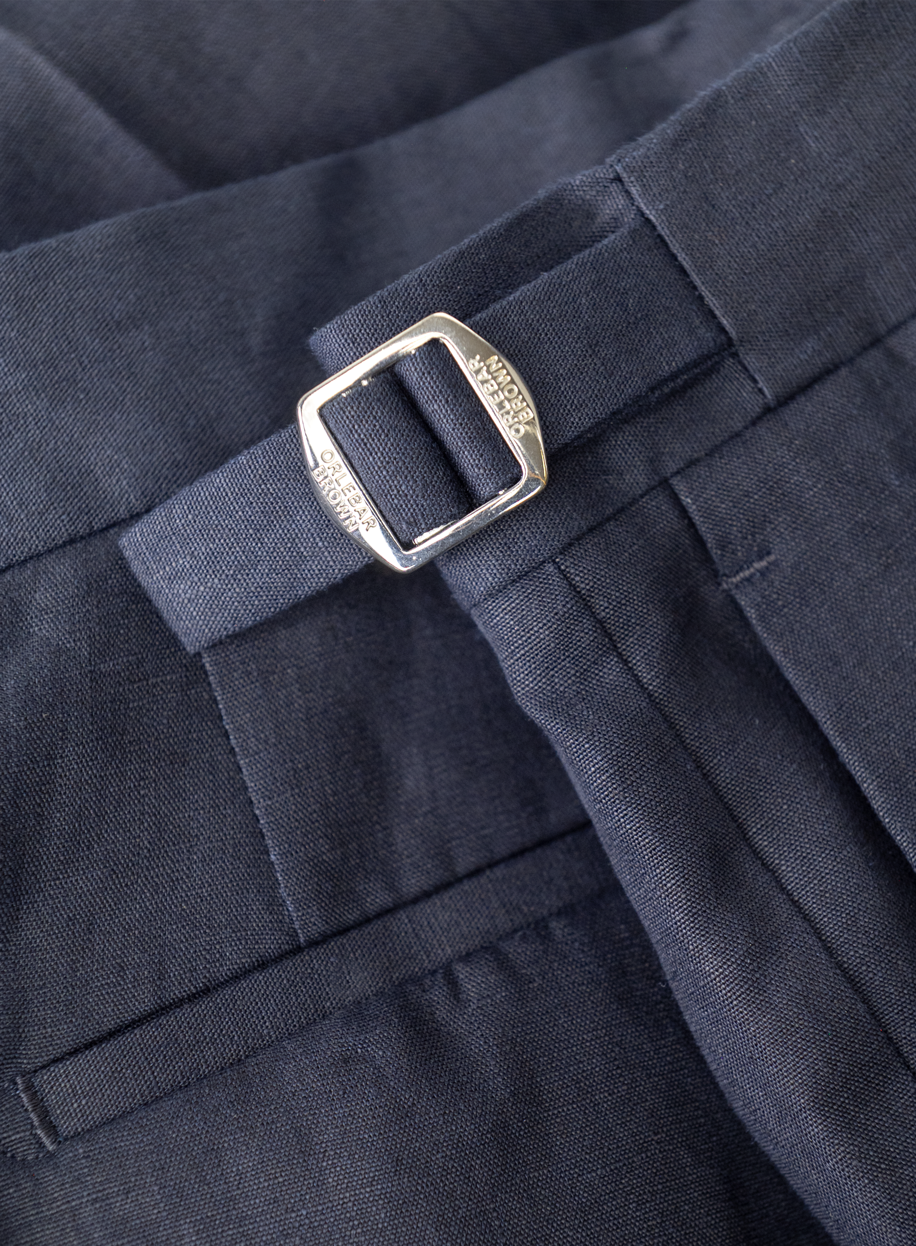 Griffon broek van linnen | FULL_WIDTH | BLUE NAVY