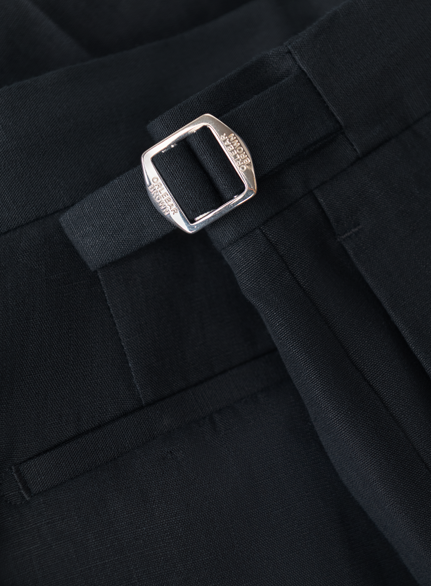 Griffon broek van linnen | BLUE NAVY