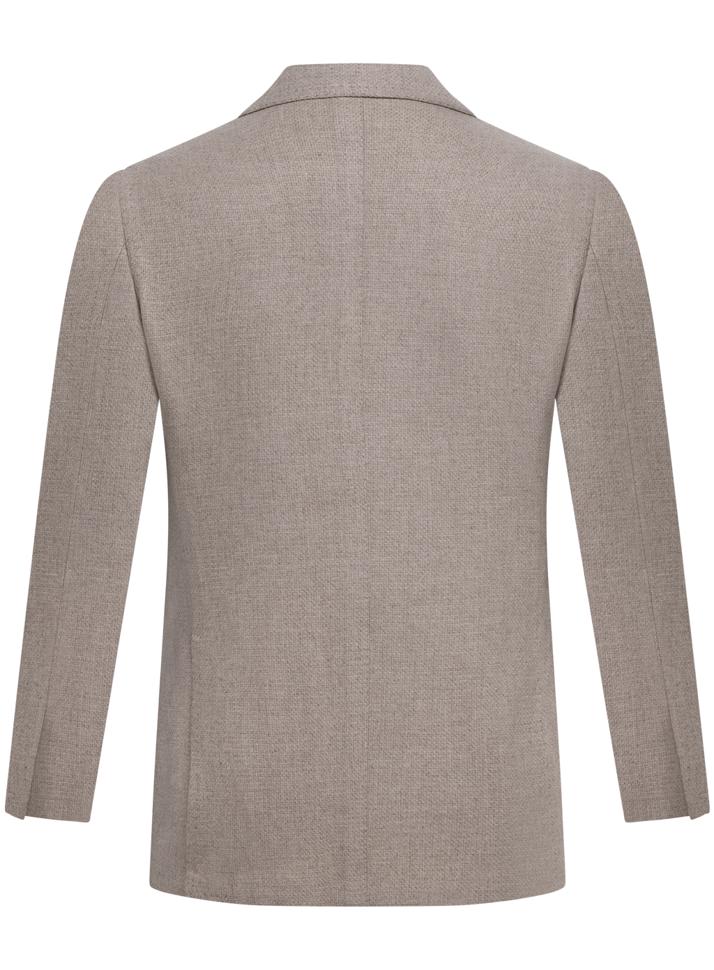 Handgemaakt colbert van wol, zijde en cashmere | Beige