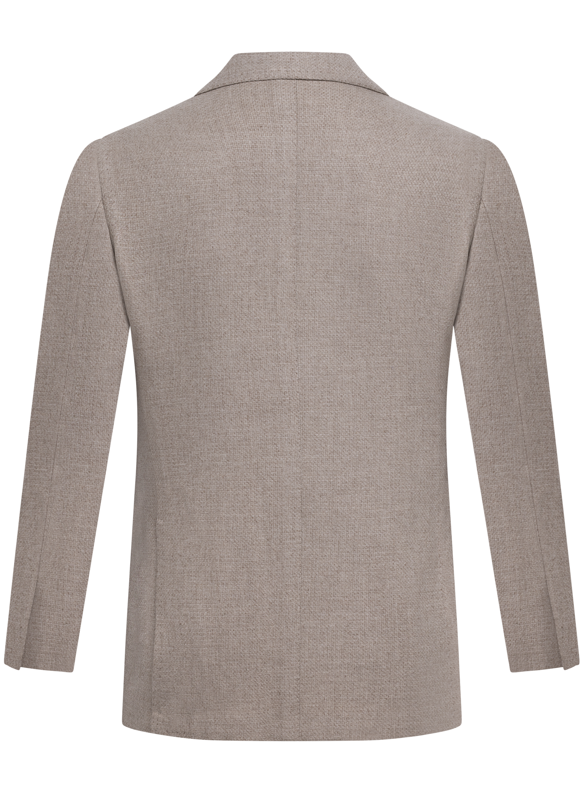 Handgemaakt colbert van wol, zijde en cashmere | Beige