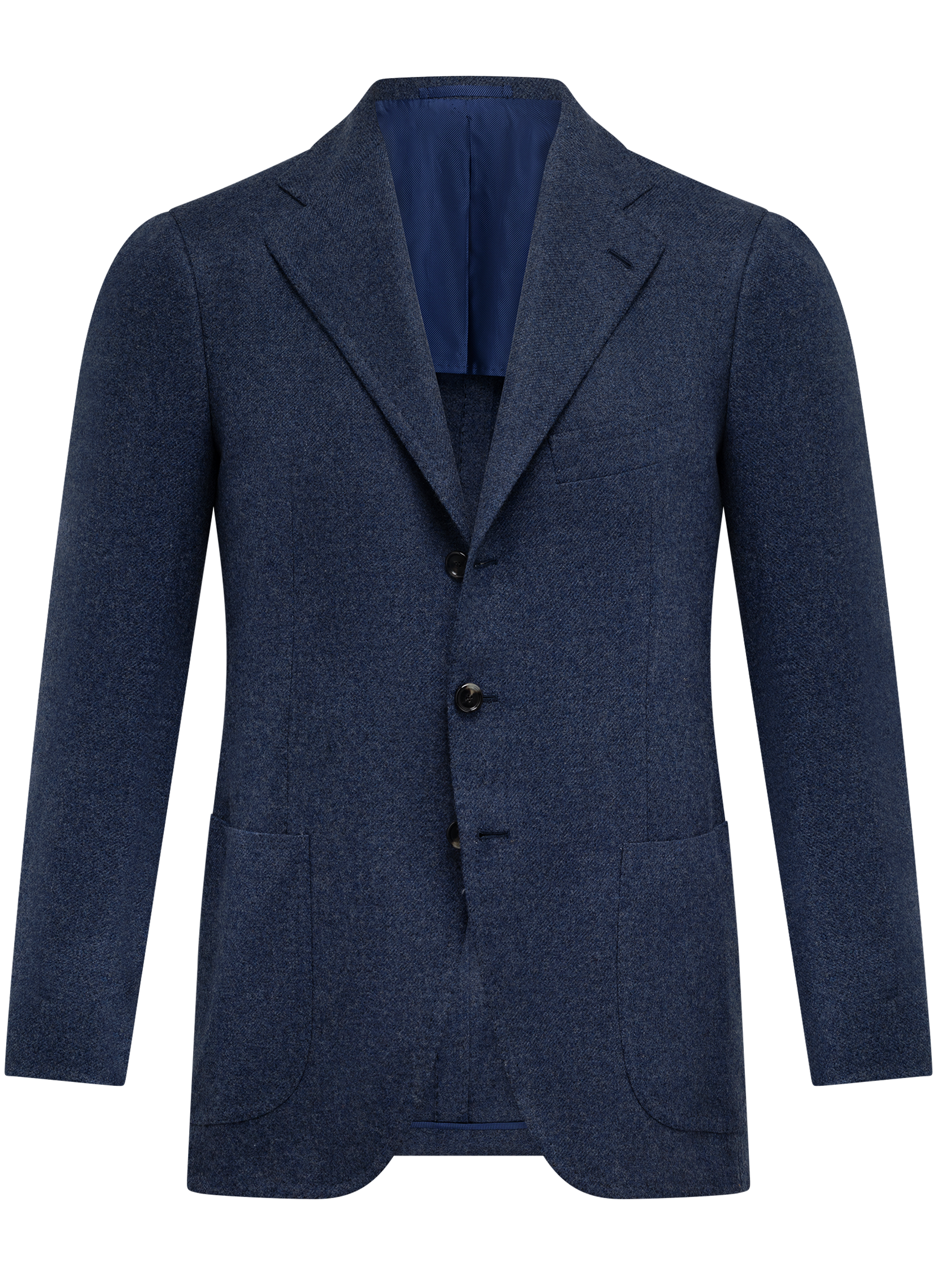 Handgemaakt colbert van puur cashmere | Blauw