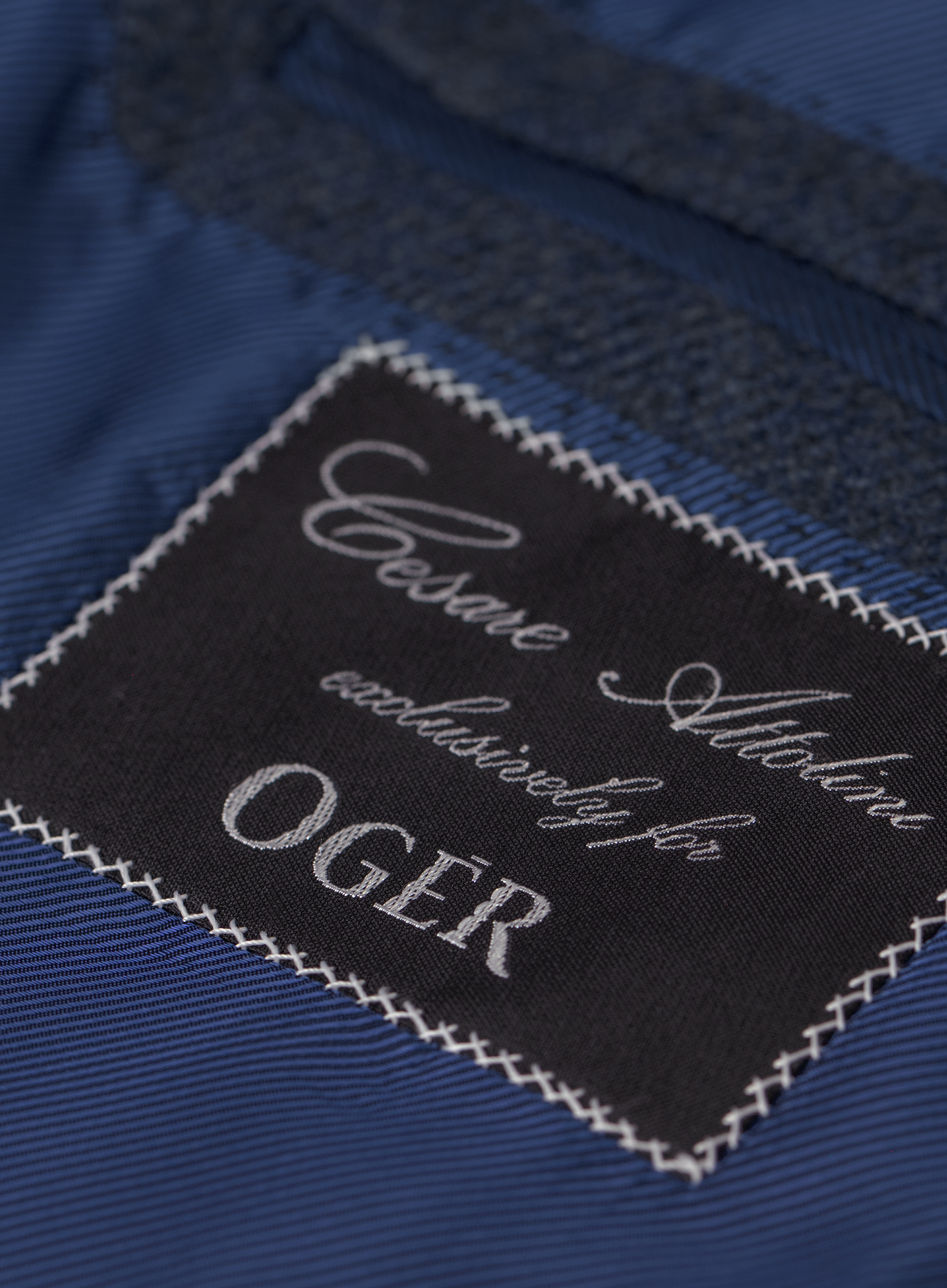 Handgemaakt colbert van puur cashmere | FULL_WIDTH | Blauw