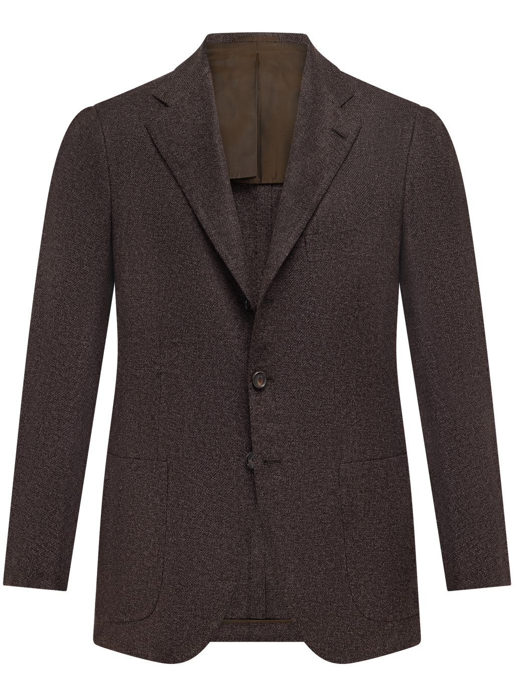 Handgemaakt gemêleerd colbert van cashmere | D.Bruin