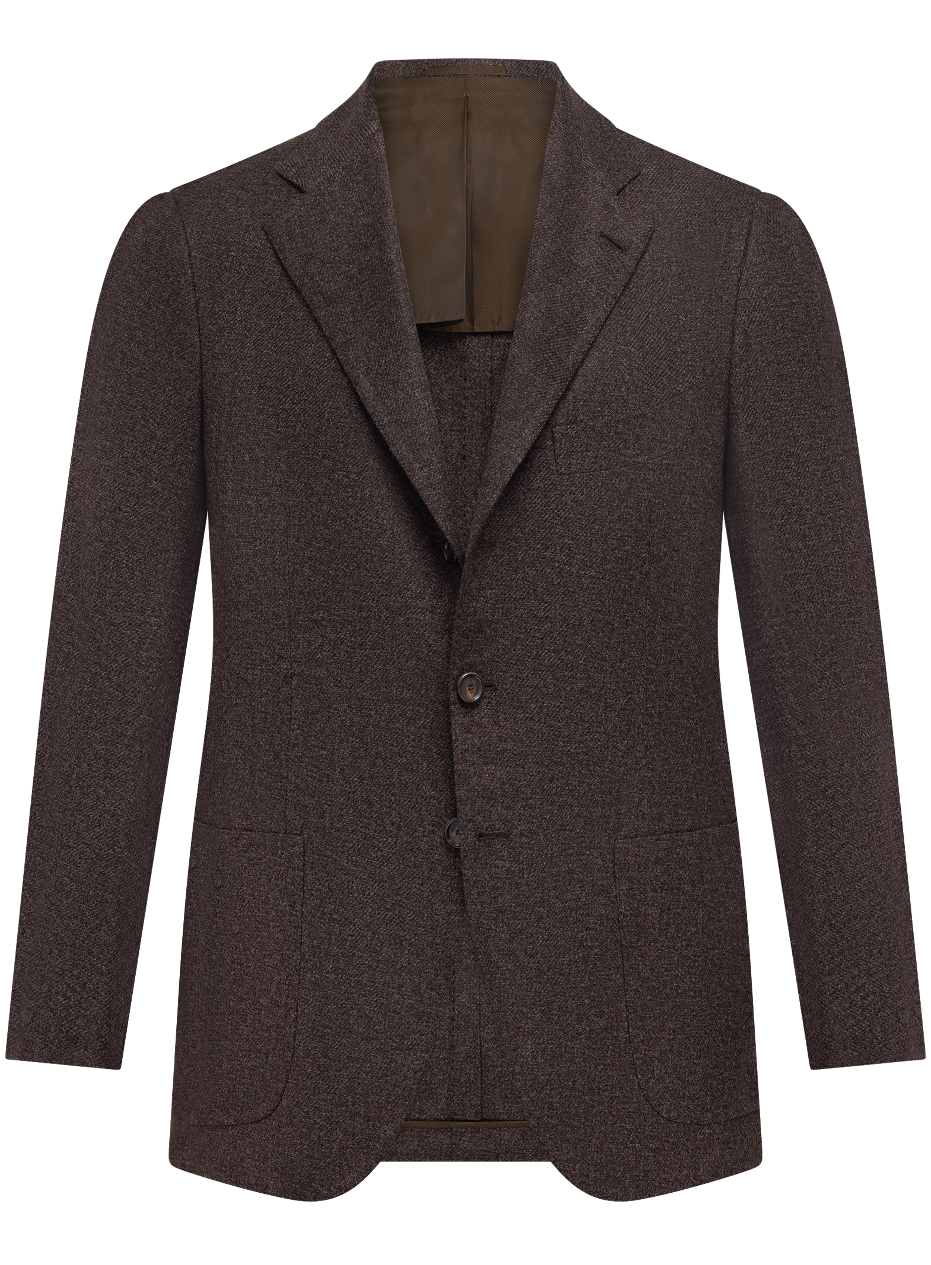 Handgemaakt gemêleerd colbert van cashmere | D.Bruin