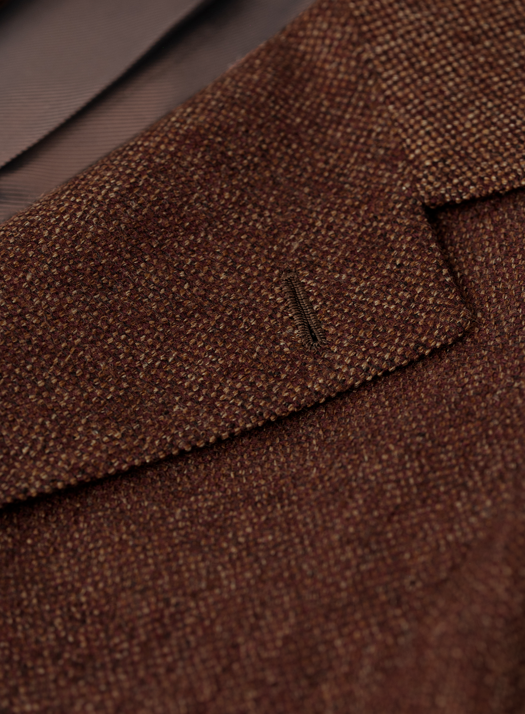 Handgemaakt colbert van scheerwol | FULL_WIDTH | Roest