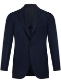 Handgemaakt colbert van scheerwol | BLUE NAVY