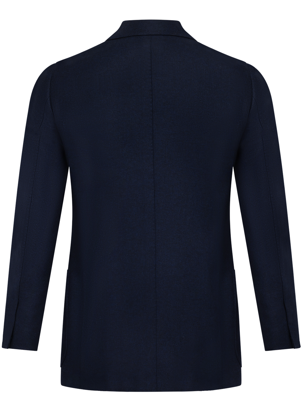 Handgemaakt colbert van scheerwol | BLUE NAVY