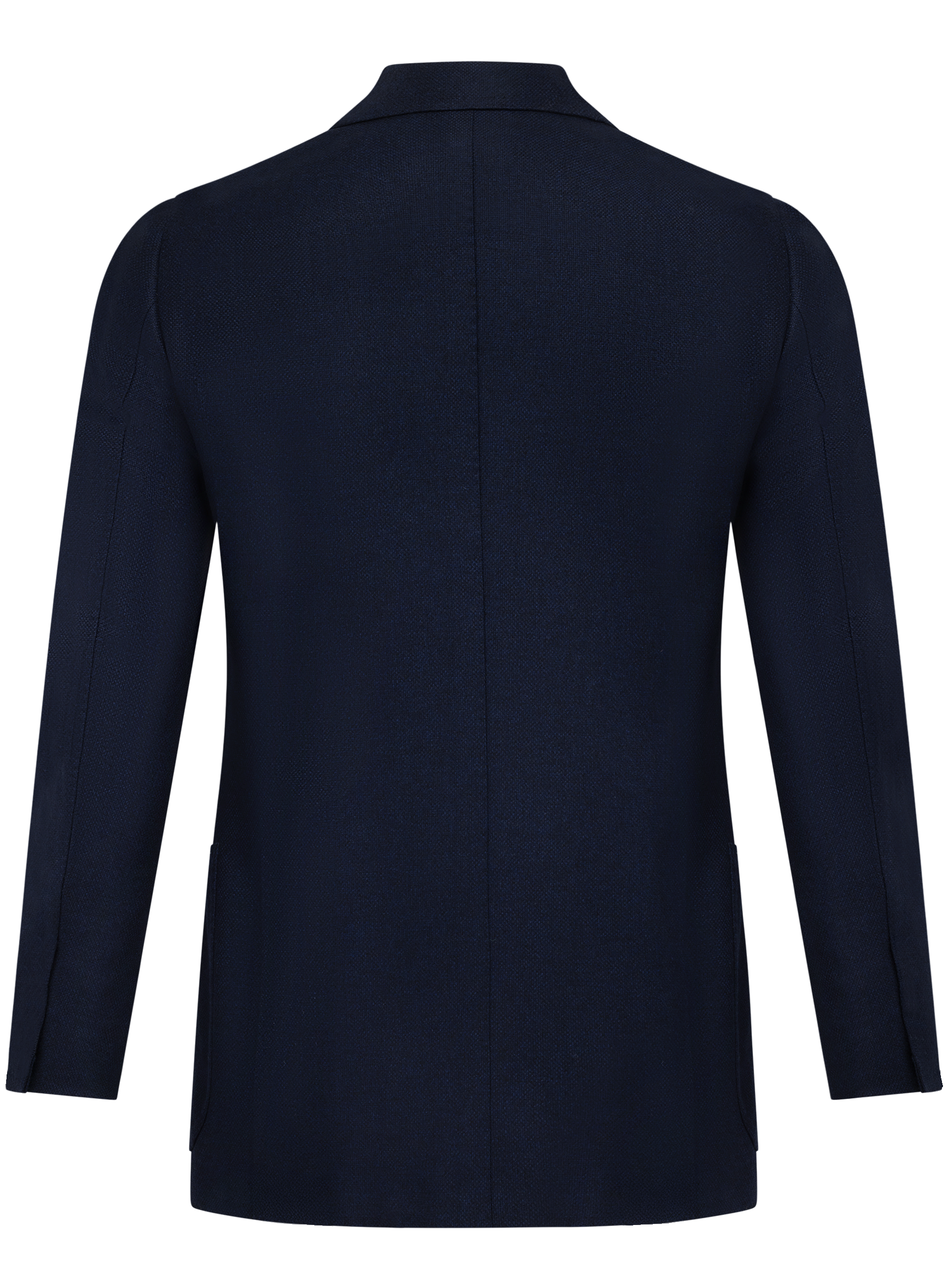 Handgemaakt colbert van scheerwol | BLUE NAVY