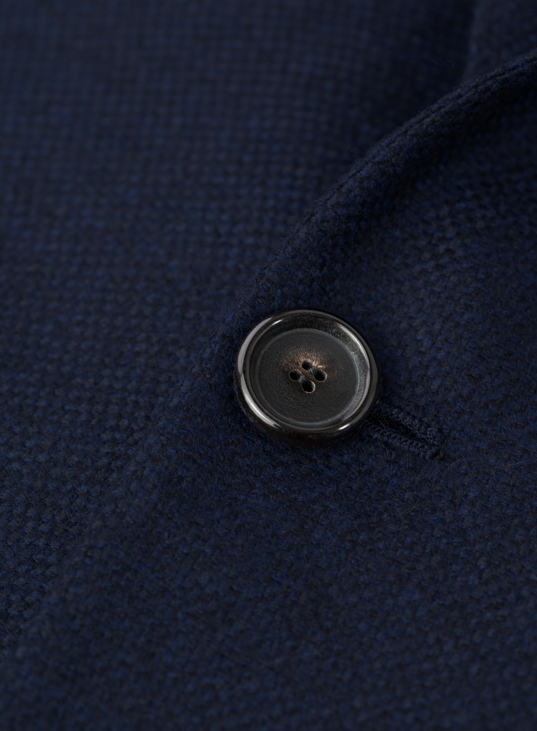 Handgemaakt colbert van scheerwol | FULL_WIDTH | BLUE NAVY