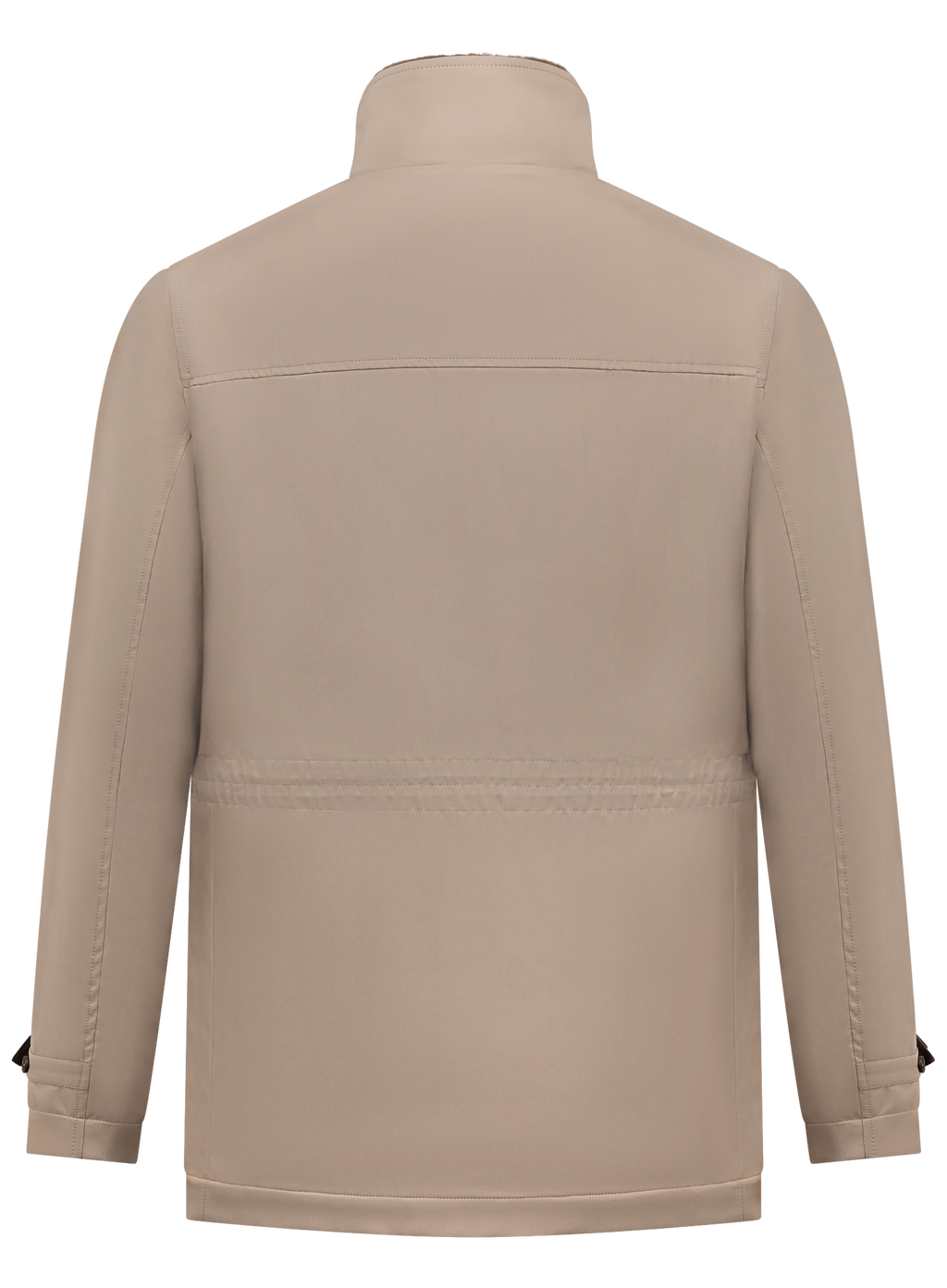 Handgemaakte jas in zjide | Beige
