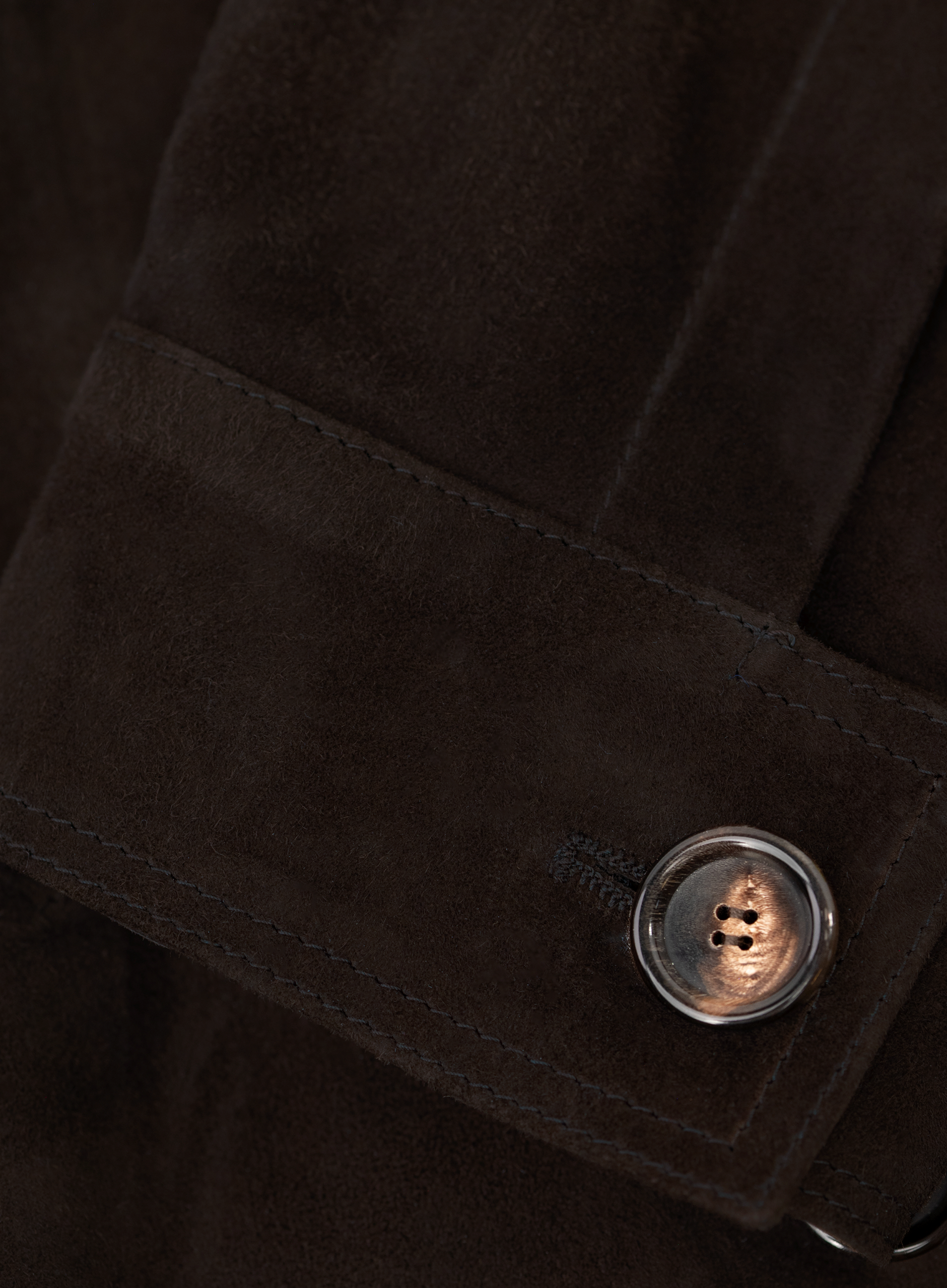 Handgemaakte overshirt van suède | FULL_WIDTH | D.Bruin