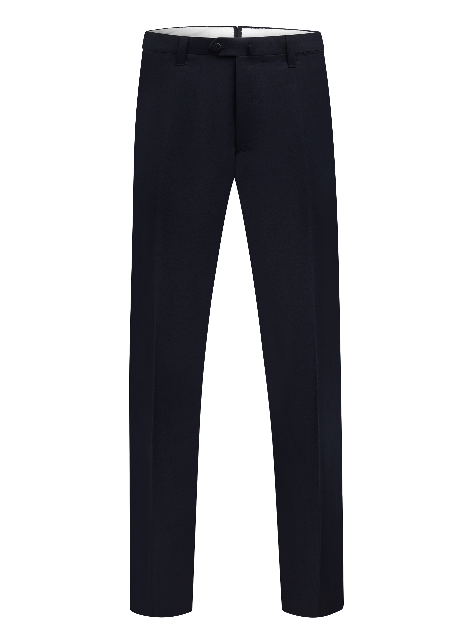 Handgemaakte pantalon van wol | BLUE NAVY