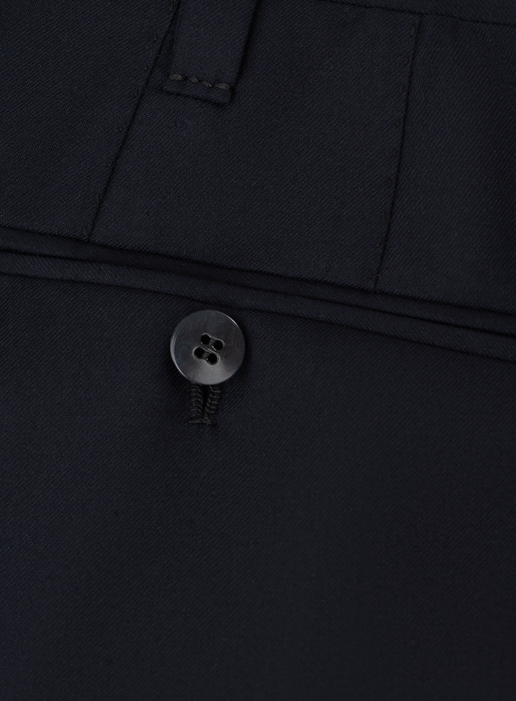 Handgemaakte pantalon van wol | FULL_WIDTH | BLUE NAVY