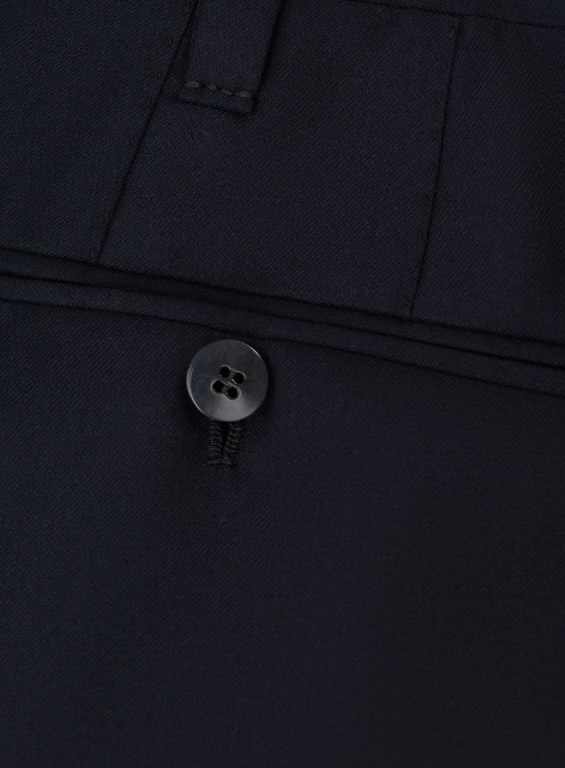 Handgemaakte pantalon van wol | FULL_WIDTH | BLUE NAVY