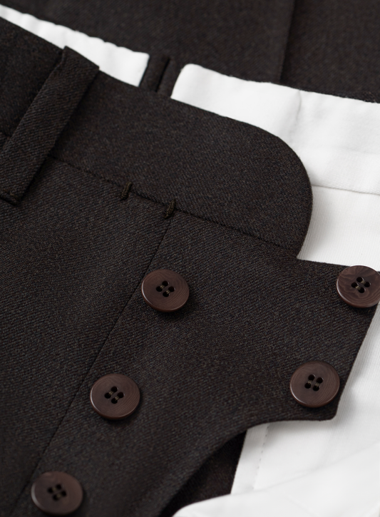 Handgemaakte pantalon in wol