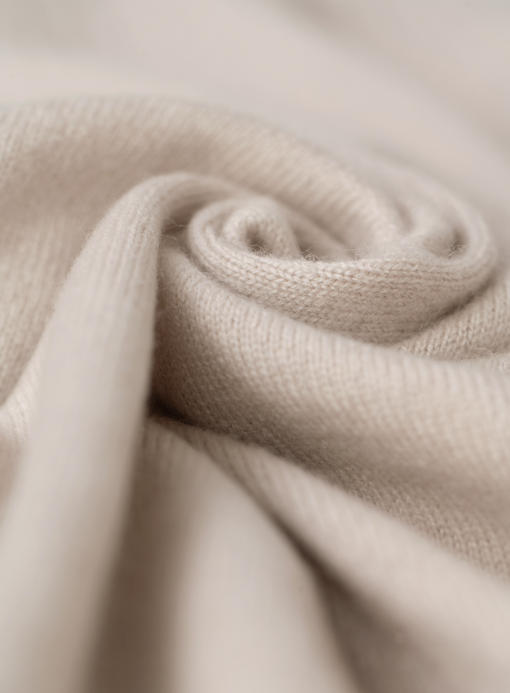 Handgemaakte coltrui van cashmere | FULL_WIDTH | Beige