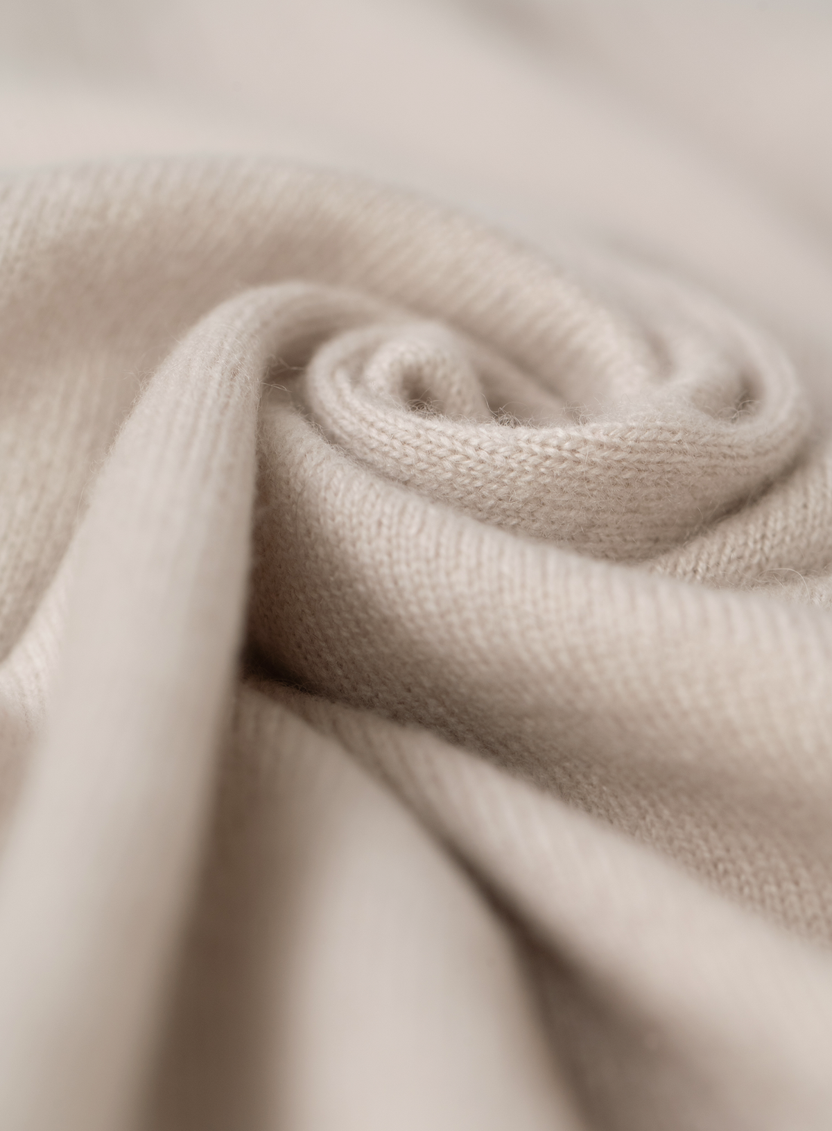 Handgemaakte coltrui van cashmere | FULL_WIDTH | Beige