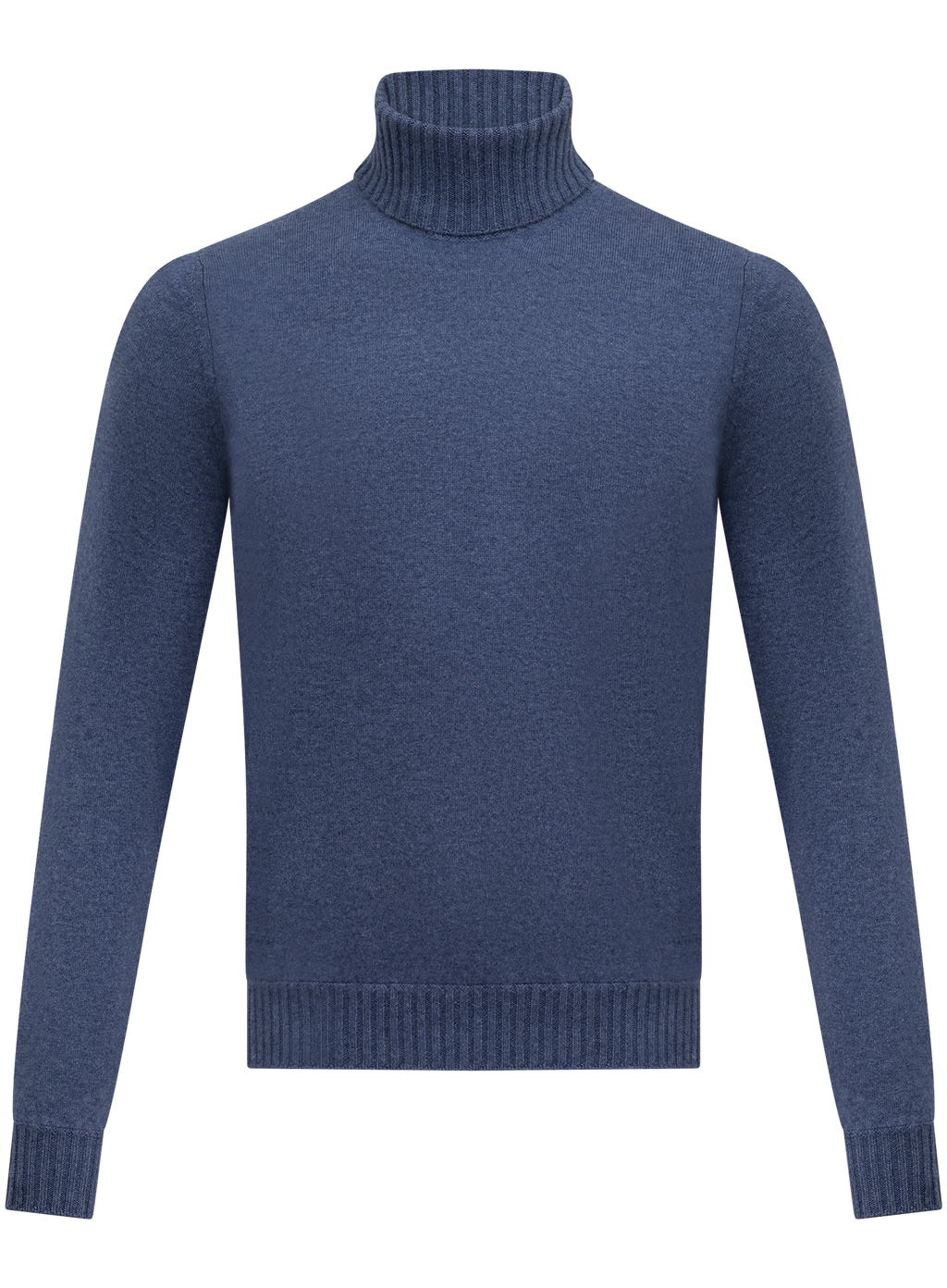 Handgemaakte coltrui van cashmere | Blauw