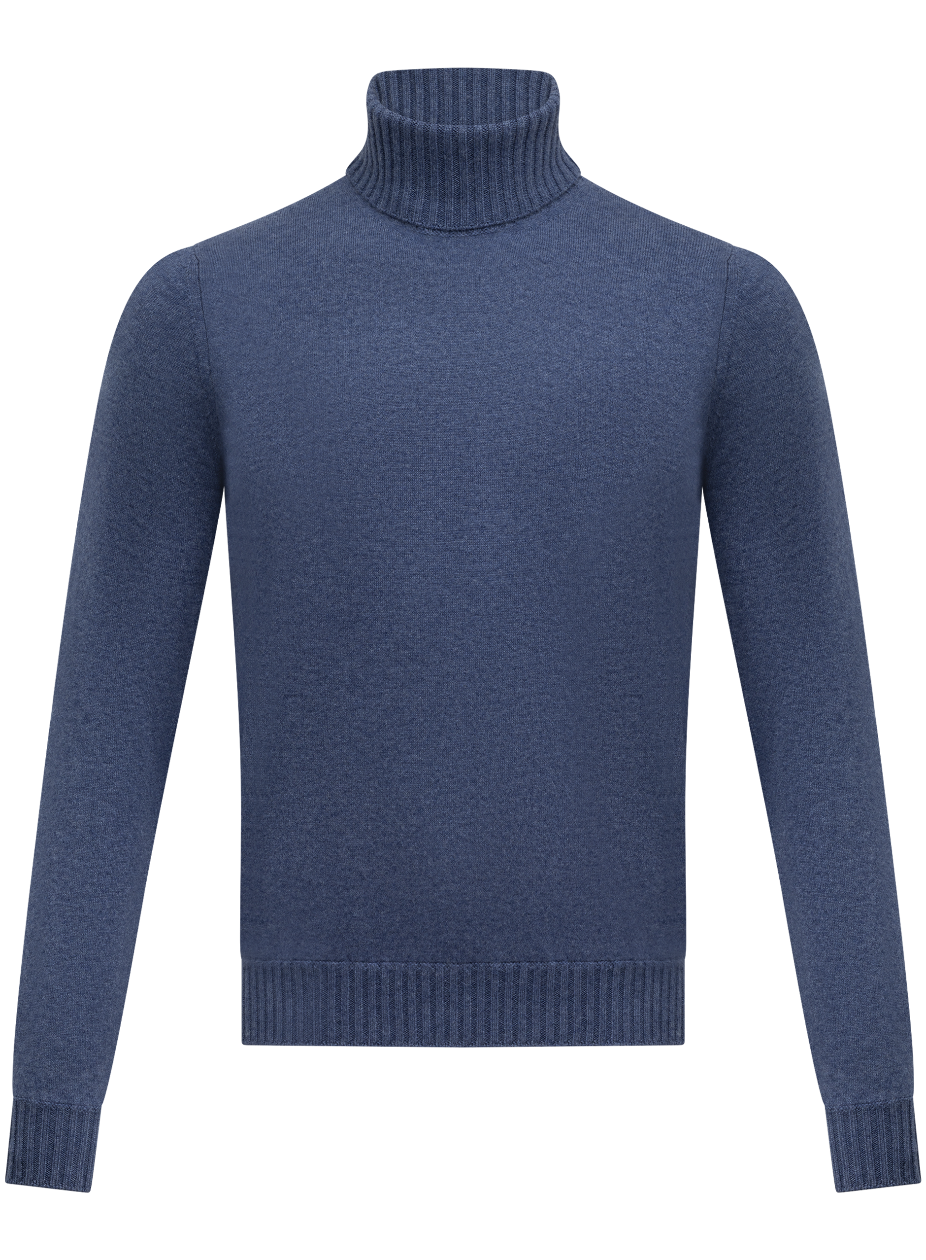 Handgemaakte coltrui van cashmere | Blauw