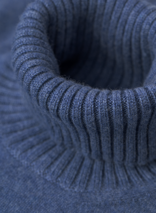 Handgemaakte coltrui van cashmere