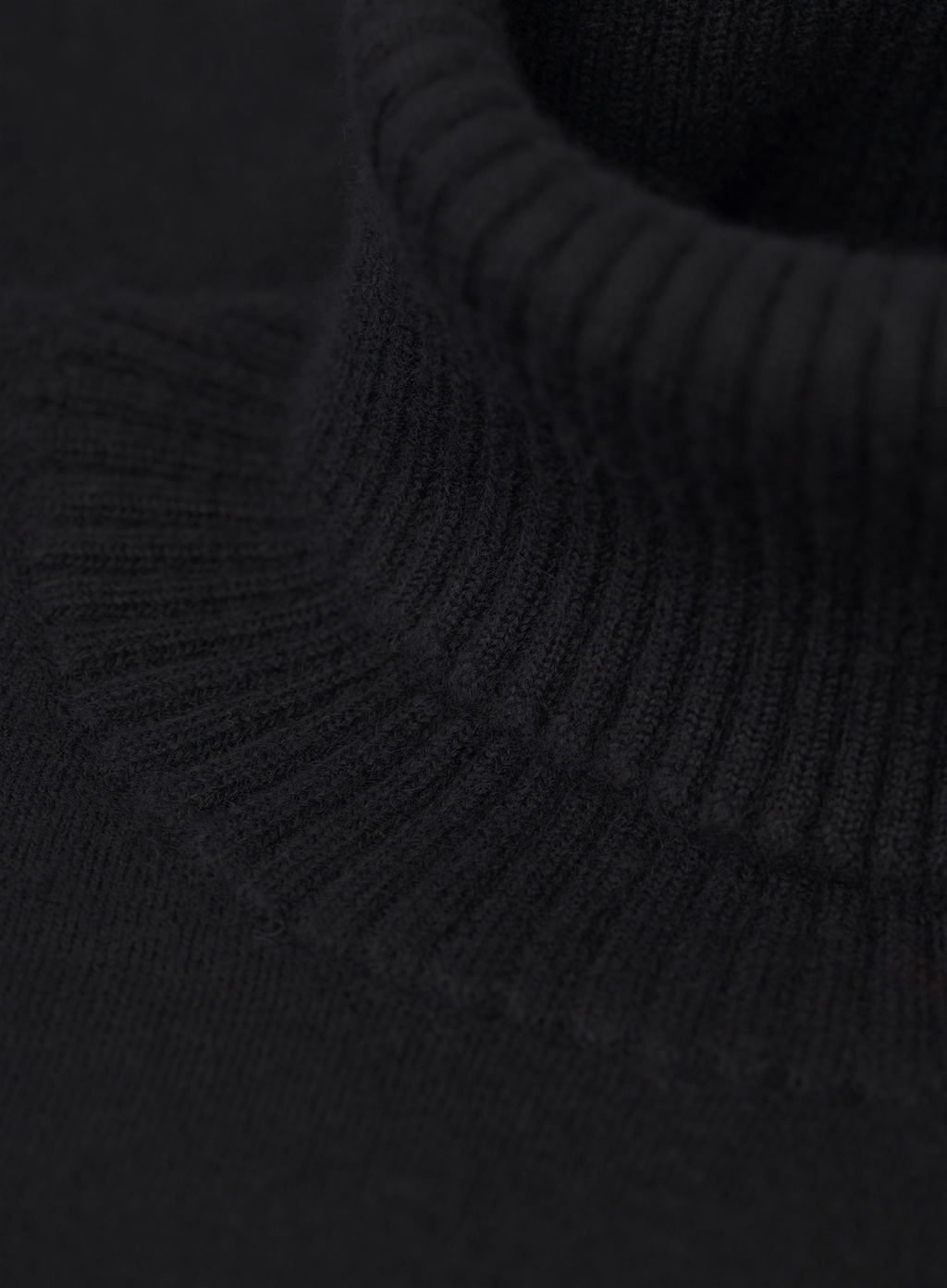 Handgemaakte coltrui van cashmere | FULL_WIDTH | Zwart