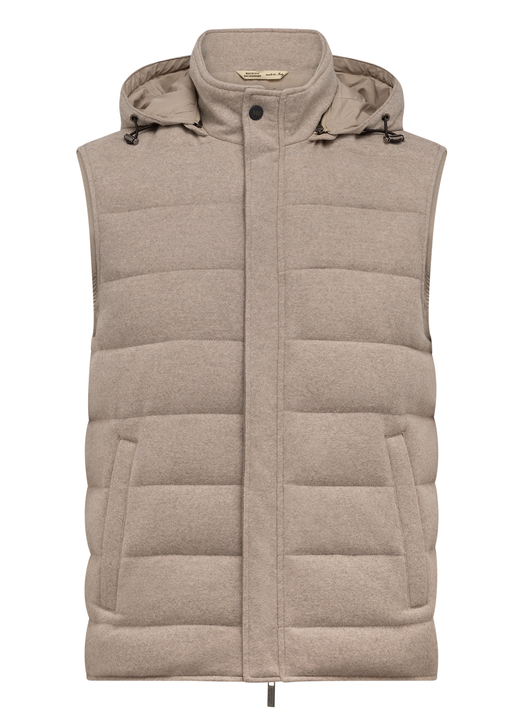 Bodywarmer in wol | Beige