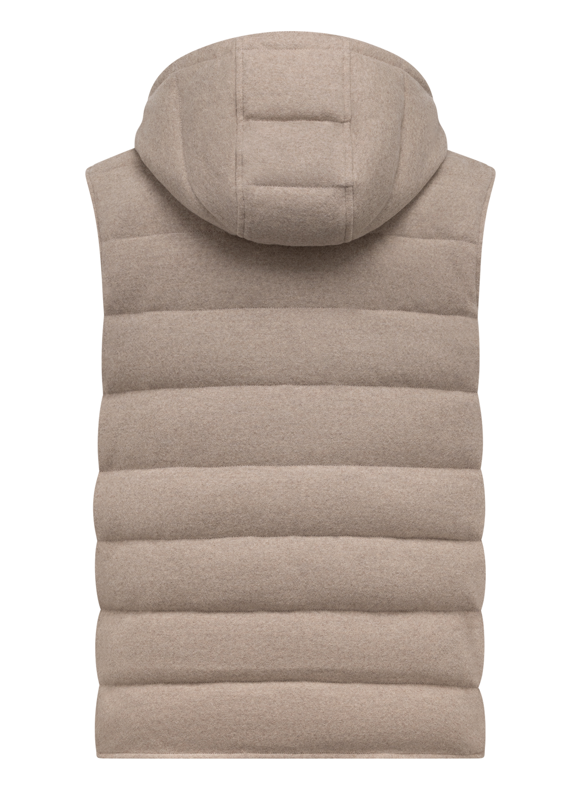 Bodywarmer in wol | Beige