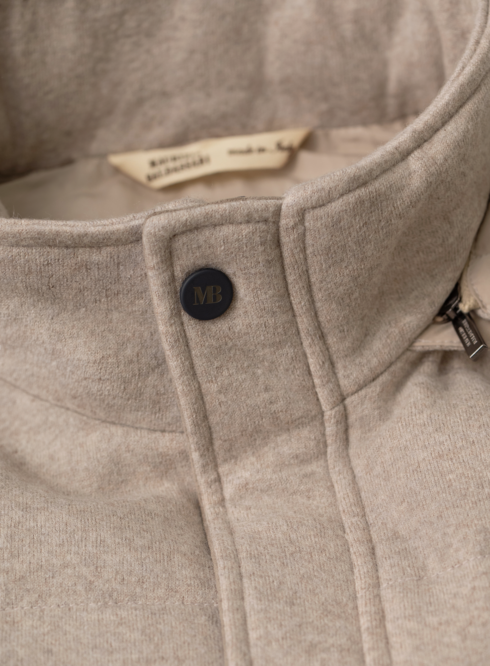 Bodywarmer in wol | FULL_WIDTH | Beige