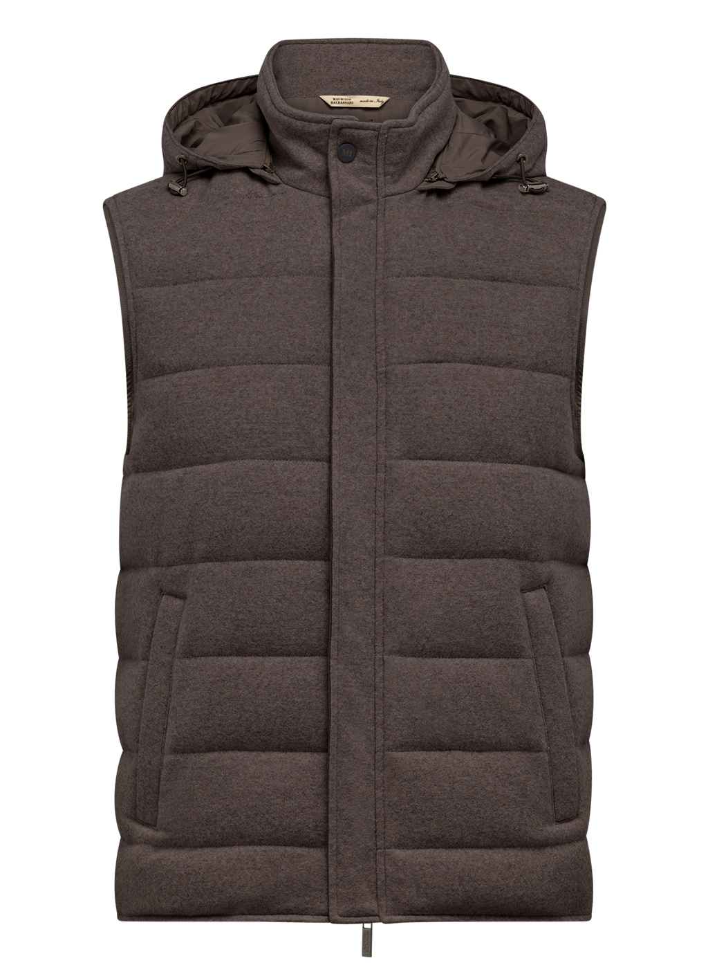 Bodywarmer in wol | TAUPE